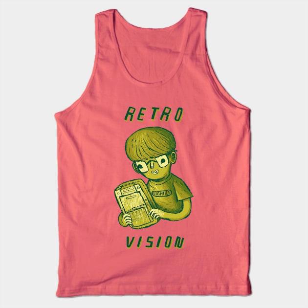 retro vision Tank Top by Louisros